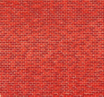 Auhagen 50504 Ziegelmauer rot