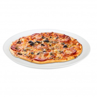 12x Luminarc Geschirr Pizzateller ø 32cm Weiß Rund Tisch Küche Speisen Glas