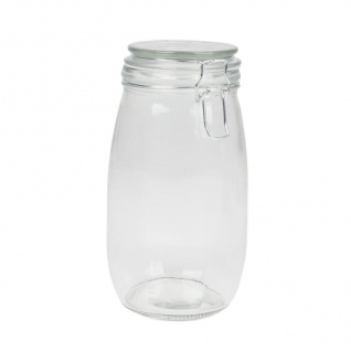 Drahtbügelglas 1, 4 Liter Einmachglas Einweckglas Vorratsglas Sturzglas Bügelglas 1