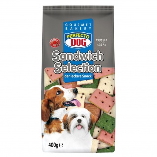 20x Hunde Leckerlies 400g Sandwich Snacks Sticks Belohnung Kuchen Dog Hundesnack