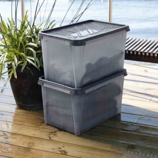 Box wasserdicht 50l grau SmartStore Dry Boxen Aufbewahrung Möbel Haushalt wohnen 4