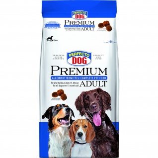 Perfecto Dog 5 kg Hundefutter Adult Trocken Sack Haustierbedarf Hauptnahrung