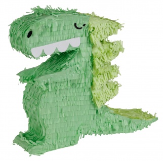 Pinata Dinosaurier grün Kindergeburtstag Mottoparty Partydeko Piñata Partyspiel