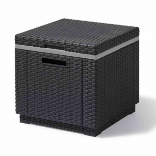 ICE-Cube Kühlbox, graphit Geflechtoptik