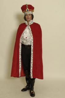Königsmantel 130 cm König Mantel Umhang Kostüm Königkostüm