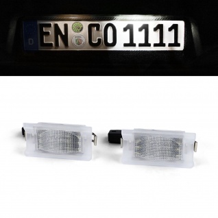 LED Kennzeichenbeleuchtung Weiß 6000K passend für BMW 5er E34 Touring 91-97