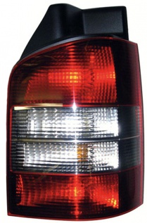 Rückleuchte rot schwarz rechts - Heckklappe für VW T5 Bus + Transporter 03-09