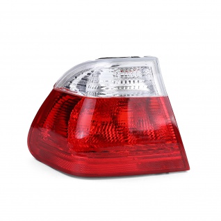 Rückleuchte Aussen Rot Weiß Klar Links passend für BMW 3er E46 Limousine 98-01
