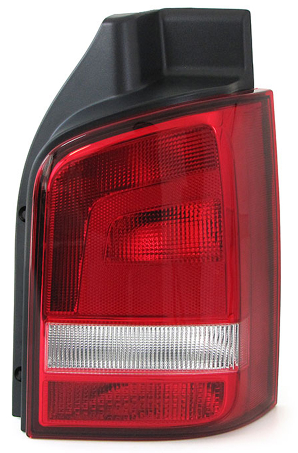 Beifahrerseite Rot//Schwarz VW T5 mit Heckklappe Rueckleuchte Hechleuchte rechts