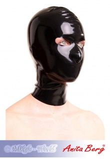 Anita Berg - Latex Kopfmaske mit Augen-Öffnungen