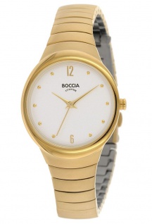 Boccia Damen Titan Uhr Dress goldfarben 3307-02