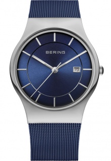 Bering Herrenuhr Classic blau 11938-303