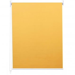 Rollo HWC-D52, Fensterrollo Seitenzugrollo Jalousie, Sonnenschutz Verdunkelung blickdicht 60x230cm ~ gelb - Vorschau 2