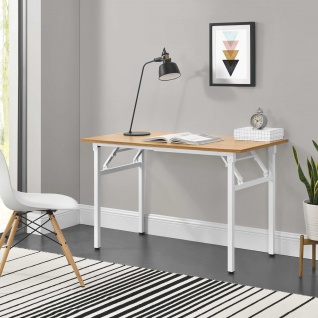 Schreibtisch HLO-PX4 120x60cm klappbar ~ Holz / Weiß