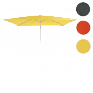 Ersatz-Bezug für Sonnenschirm N23, Sonnenschirmbezug Ersatzbezug, 2x3m rechteckig Stoff/Textil 4, 5kg ~ gelb