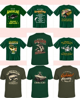 T-Shirt Angler Shirts Angel Geschenke für Männer Sprüche T Shirt Angel-Shirt