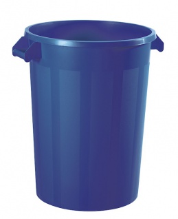 Farbe:Blau Rossignol Pratik Abfallsammler 100L aus Polyethylen/Polypropylen für Lebensmittel