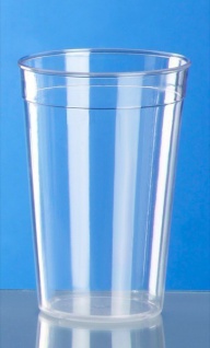 20er Set Mehrweg-Becher transparent 0,4l Kunststoff 