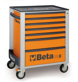 Beta Werkzeugwagen orange + 147tgl. Easy Sortiment