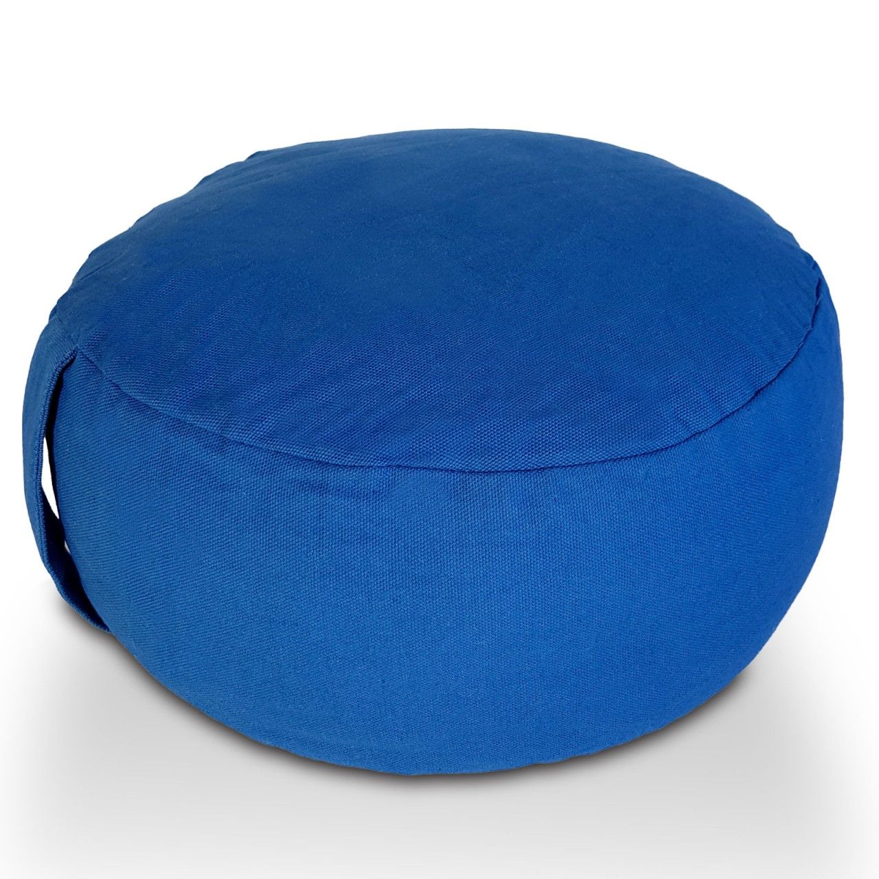 Yogakissen Meditationskissen Sitzkissen Bodenkissen Lotus rund H 16 x &oslash; 31 cm Bezug waschbar blau - navi blue