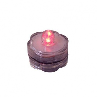 LED-Teelicht rot Wasserdicht Dekotop 39804