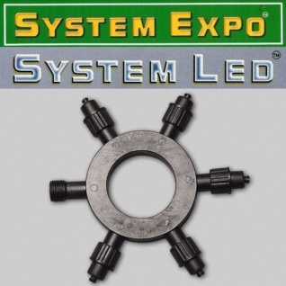 System Expo / System LED extra Ring-Verteiler für 5 Anschlüsse 484-21