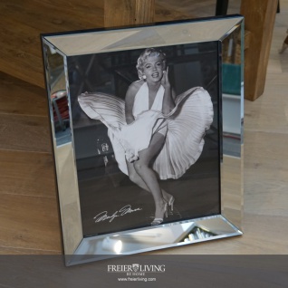 Marilyn Monroe Wandbild mit weißem Kleid 50s Rocknroll