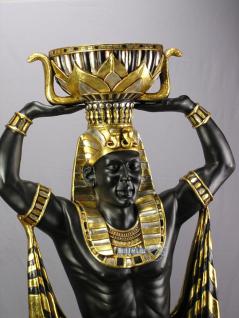 Ägyptische Wache Ägypter lebensgroß Figur Statue Skulptur Fan Dekoration Mächtig - Vorschau 2