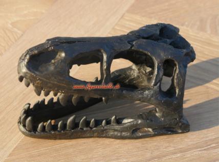 Dinosaurier Kopf Tyrannosaurus Skelett Ausgrabung Deko Figur Standfigur Fan