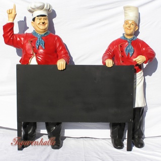 Dick & Doof Koch Figur Deko lebensgroße Köche
