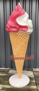 Eis Eistüte Softeis Werbefigur Figur Waffel Eisdiele Eiscafé Aufsteller Werbung