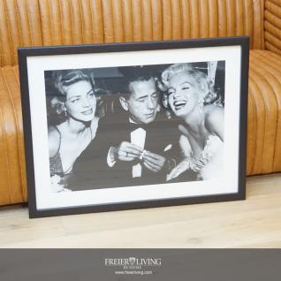 Lauren Bacall, Humphrey Bogard und Marilyn Monroe Wandbild Fotografie