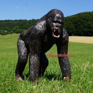 Gorilla Dekofigur Aufstellfigur Affe Afrika 130cm