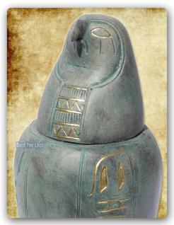 Kanope Urne Figur Skulptur Ägypten Statue Deko 2