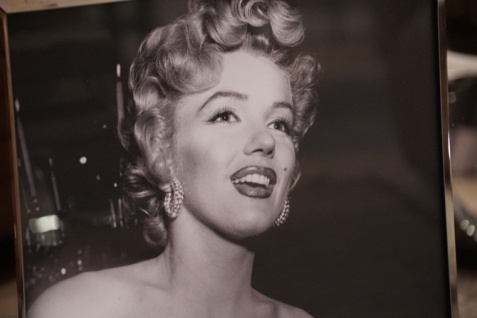 Marilyn Monroe Wandbild Spiegelrahmen Gesicht 4