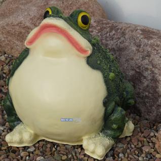 Frosch Kröte Dekofigur für Garten und Gartenteich - Vorschau 4