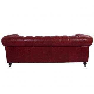 Chesterfield-Sofa 3-Sitzer Royal Rouge - Vorschau 4