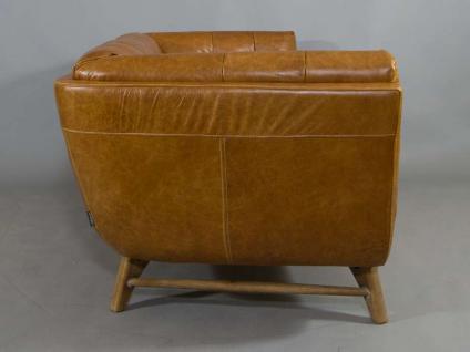 Design Clubsofa Forster 2, 5 Sitzer Vintage Leder Columbia Brown - Vorschau 3