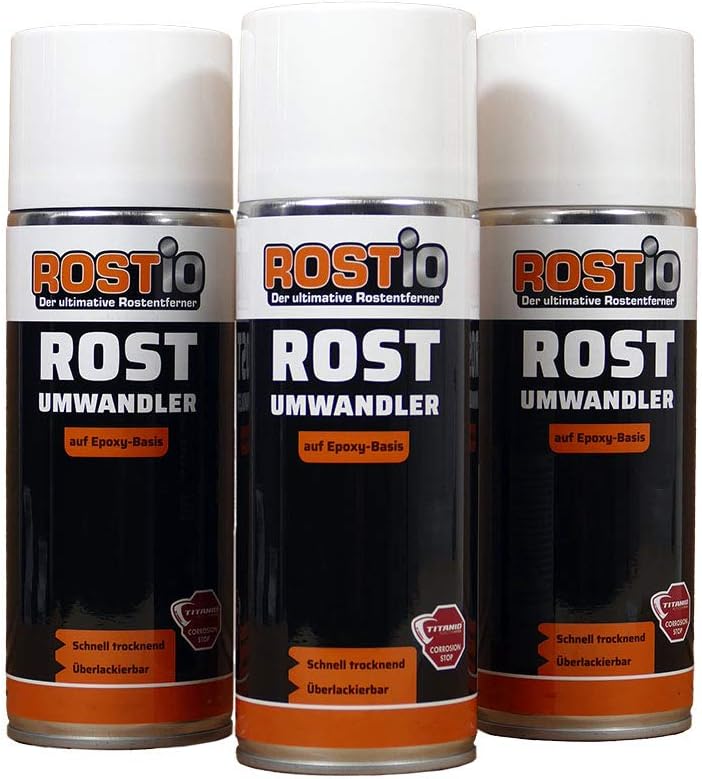 16SET Rostio 3x Rostumwandler Spray 400ml Spraydose