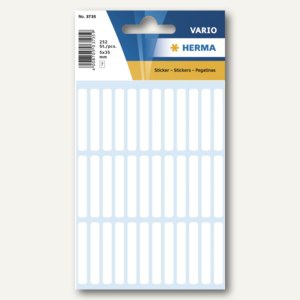Herma Vielzweck-Etiketten, 5 x 35 mm, weiß, 10 x 252 Stück, 3735