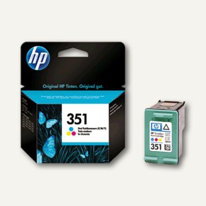 HP Tintenpatrone Nr.351, 3, 5 ml, color, CB337EE
