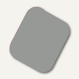 Fellowes Mousepad, gummierte Unterseite, 232x210x5 mm, grau, 58023