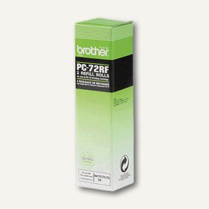 Brother Thermotransferrolle für Faxgeräte, 2er-Pack, PC-72RF