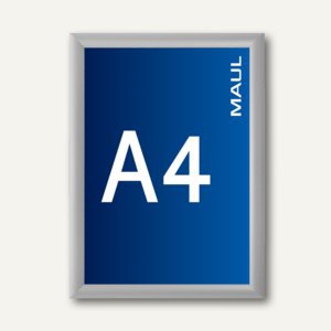 Hebel Klapprahmen standard, aluminium, Format A4, 6604408