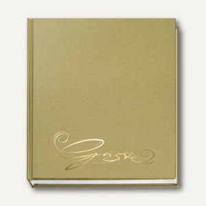 Veloflex Gästebuch " Classic", 205 x 240 mm, 144 Seiten, gold, 5420011