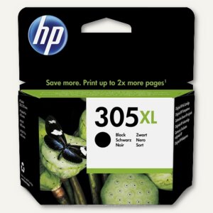 HP Tintenpatrone Nr.305XL, ca. 240 Seiten, schwarz, 3YM62AE