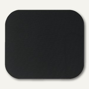Fellowes Mousepad Economy, 229 x 190 x 5 mm, Textiloberfläche, schwarz, 29704
