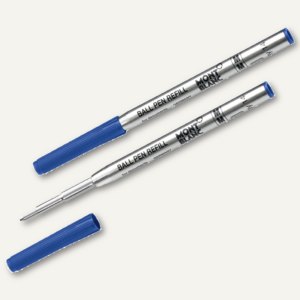 Montblanc Kugelschreibermine, Strichstärke: M, Royal Blue, 2er Pack, 128214