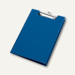Veloflex Klemmmappe DIN A4, PVC, mit Seitentasche, blau, 10 Stück, 4804050