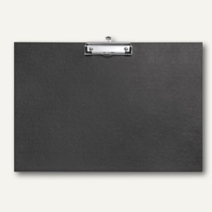 Veloflex Schreibplatten A3 Querformat, Klammer mit Öse, schwarz, 5 St., 4812980